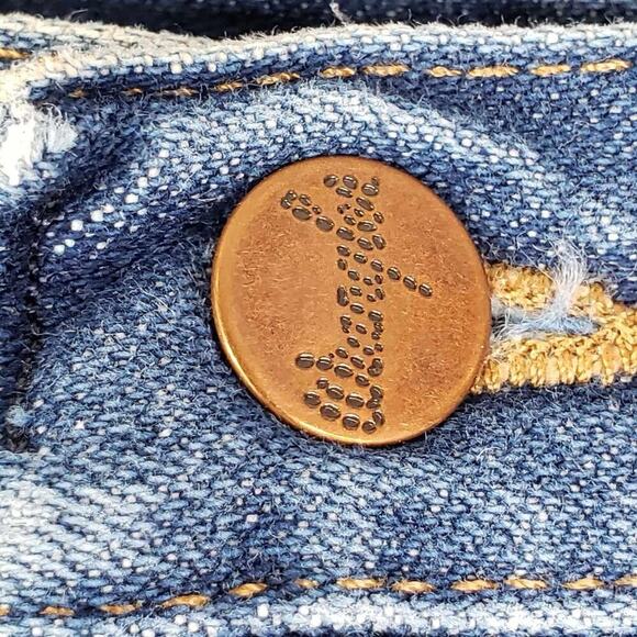 Wrangler Jeans Men’s Size 40x36 Tall Straight Leg Blue Rodeo Leather Patch 40 - Picture 5 of 9